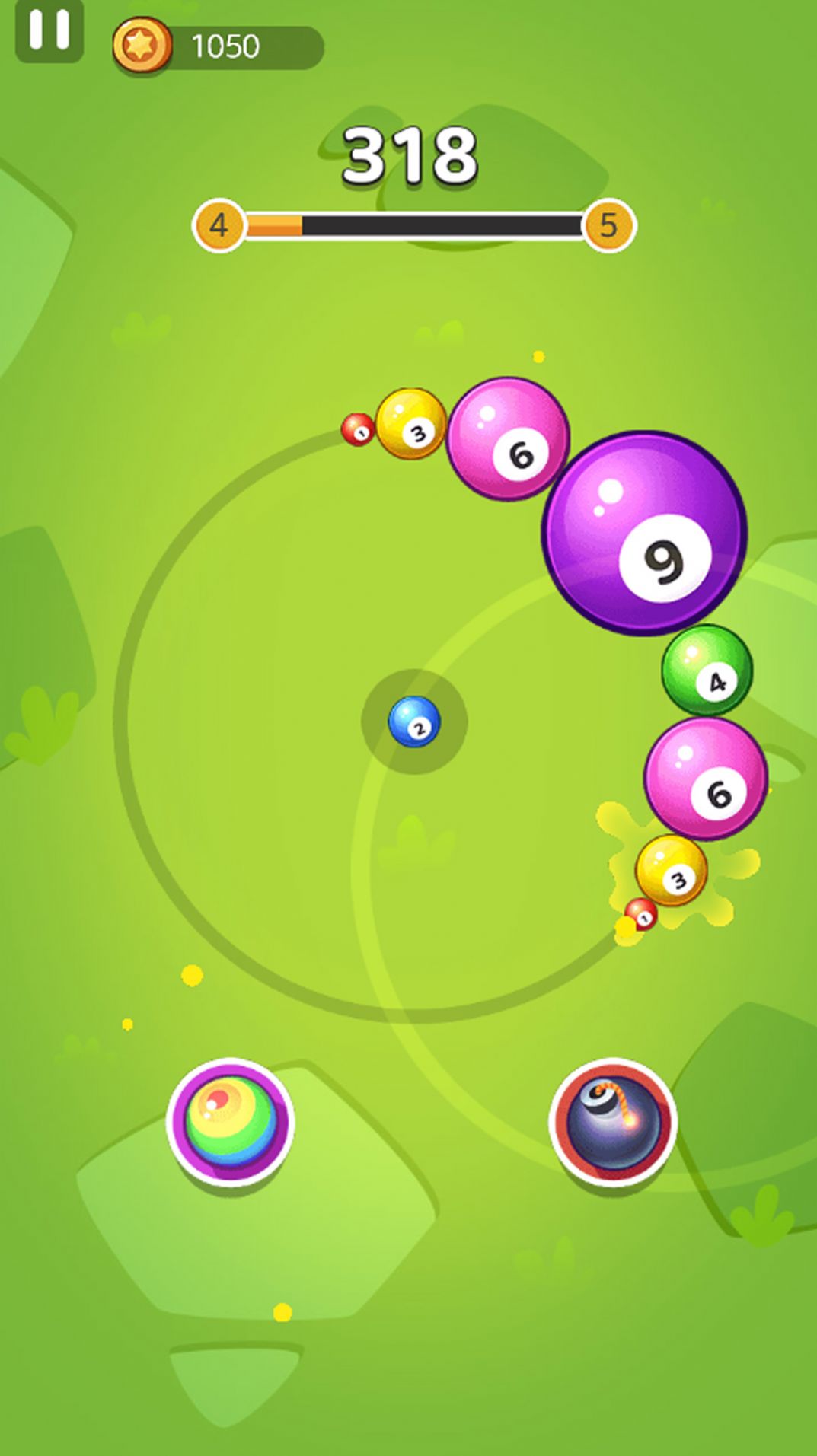 解壓球球2048游戲高清大圖