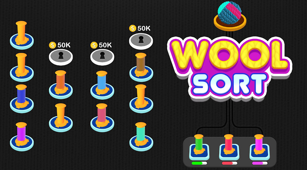 繩索排序顏色拼圖手游下載高清大圖