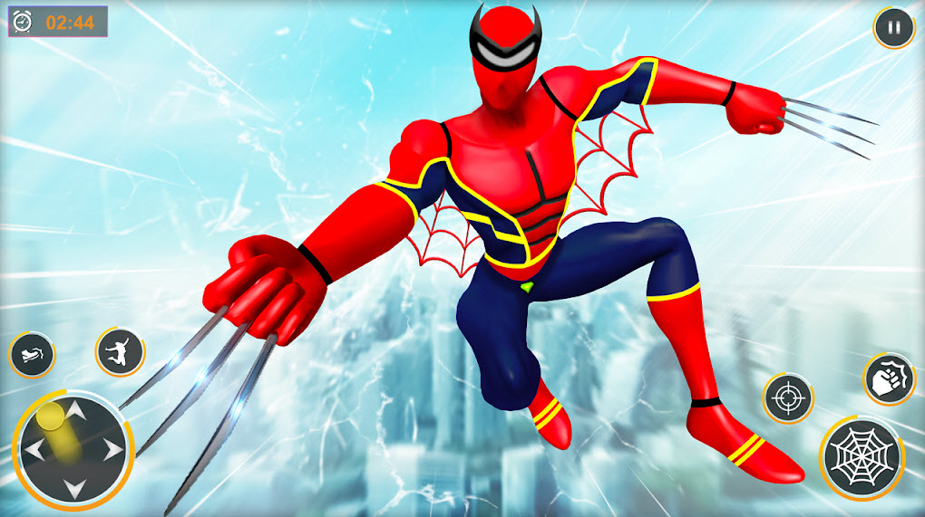 蜘蛛英雄游戲繩索英雄手游下載高清大圖