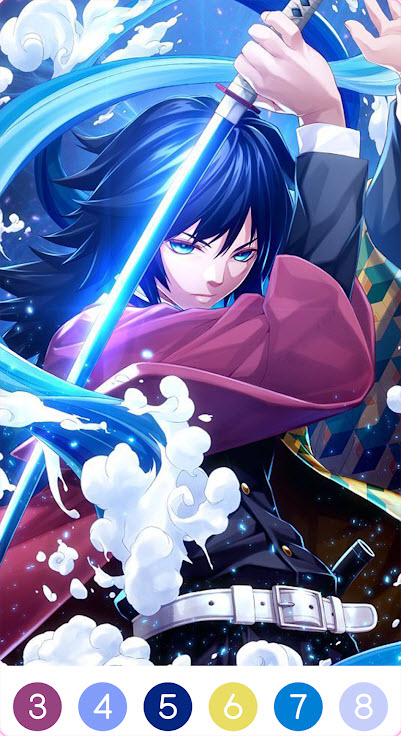 惡魔殺手顏色游戲下載高清大圖