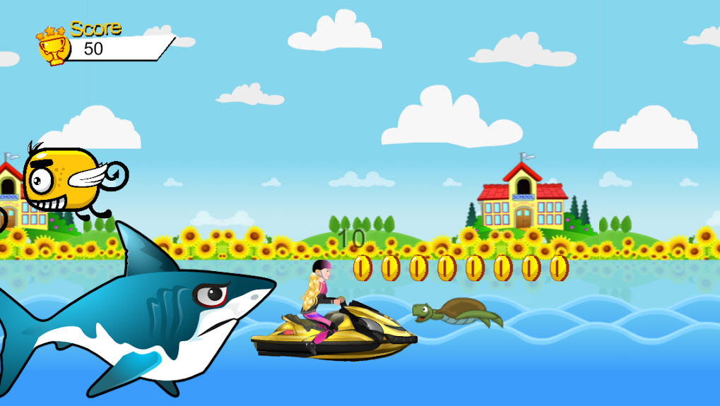 芭比的噴氣式滑雪駕駛手游下載高清大圖