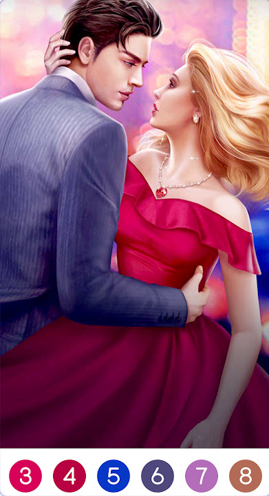 婚禮顏色數字手游下載高清大圖